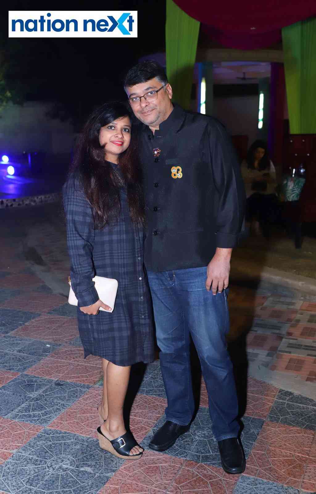 Vinita and Sharad Agrawal at the Round Table and Ladies Circle fellowship dinner in Nagpur